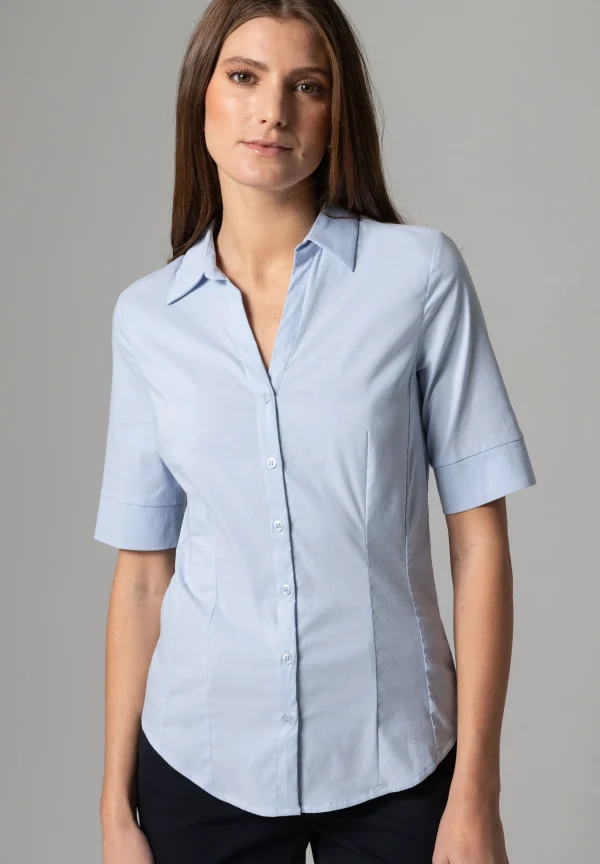 MORE & MORE Baumwoll/Stretch Bluse,