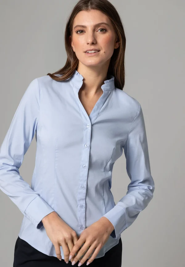 MORE & MORE Baumwoll/Stretch Bluse, , Sommer-Kollektion