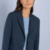 MORE & MORE Blazer, blau melange