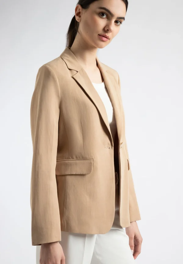 MORE & MORE Blazer, soft toffee, Sommer-Kollektion