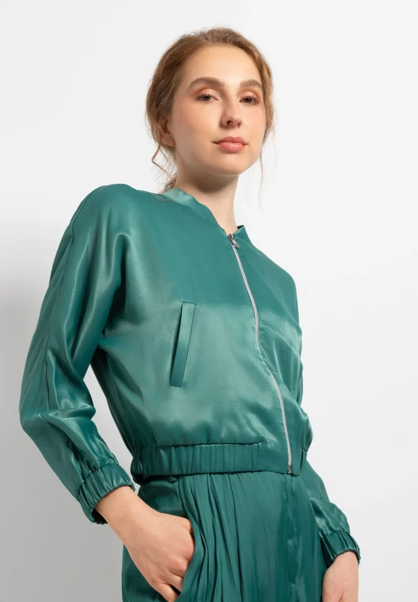 MORE & MORE Blouson, summergarden green, Sommer-Kollektion