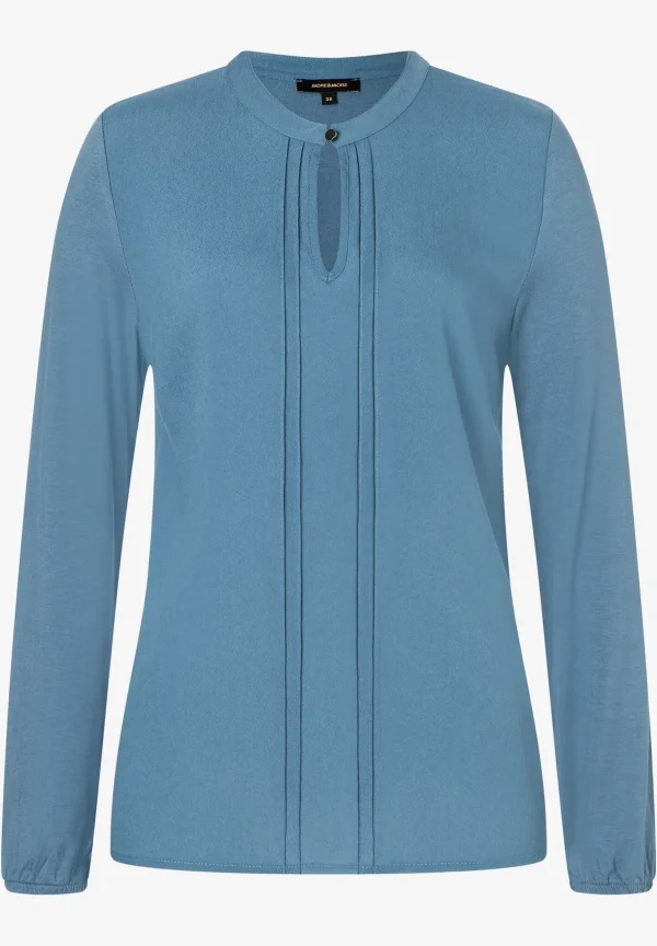 MORE & MORE Blusenshirt, greyblue, Herbst-Kollektion