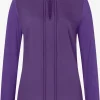 MORE & MORE Blusenshirt, pure purple, Herbst-Kollektion