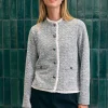 MORE & MORE Bouclé Jerseyjacke, Herbst-Kollektion