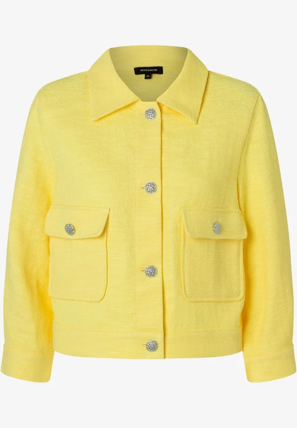 MORE & MORE Bouclé-Jacke, tender yellow, Frühjahrs-Kollektion