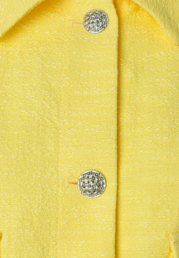 MORE & MORE Bouclé-Jacke, tender yellow, Frühjahrs-Kollektion