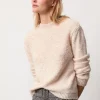 MORE & MORE Bouclé-Pullover, powder creme, Herbst-Kollektion