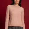 MORE & MORE Bouclé-Pullover, rose flush, Herbst-Kollektion