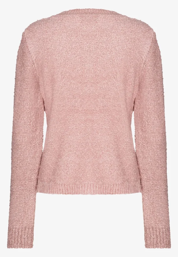 MORE & MORE Bouclé-Pullover, rose flush, Herbst-Kollektion