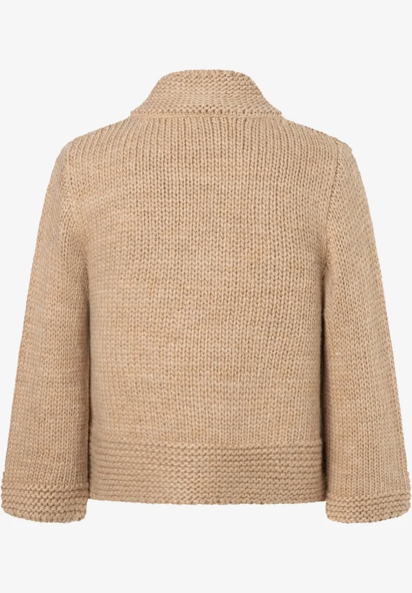 MORE & MORE Cardigan, camel, Herbst-Kollektion