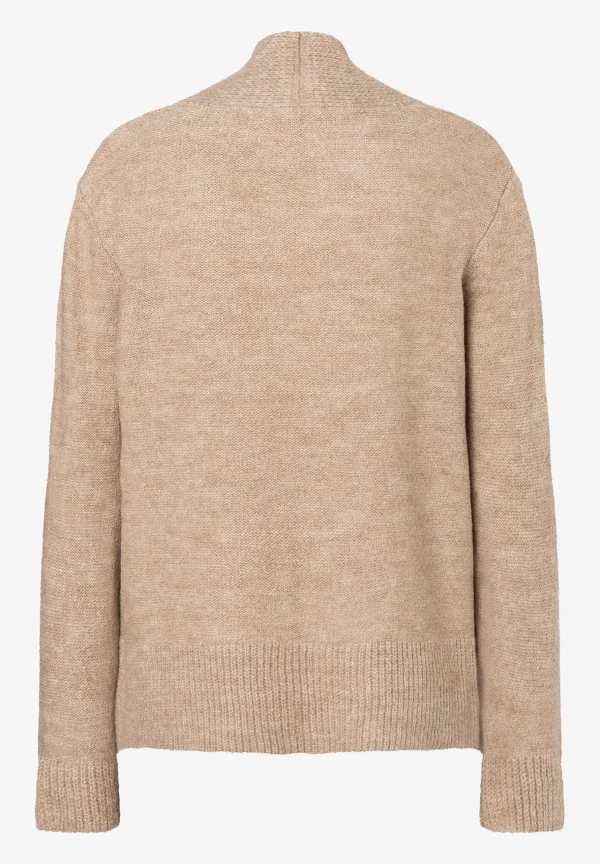 MORE & MORE Cardigan, camel melange, Herbst-Kollektion