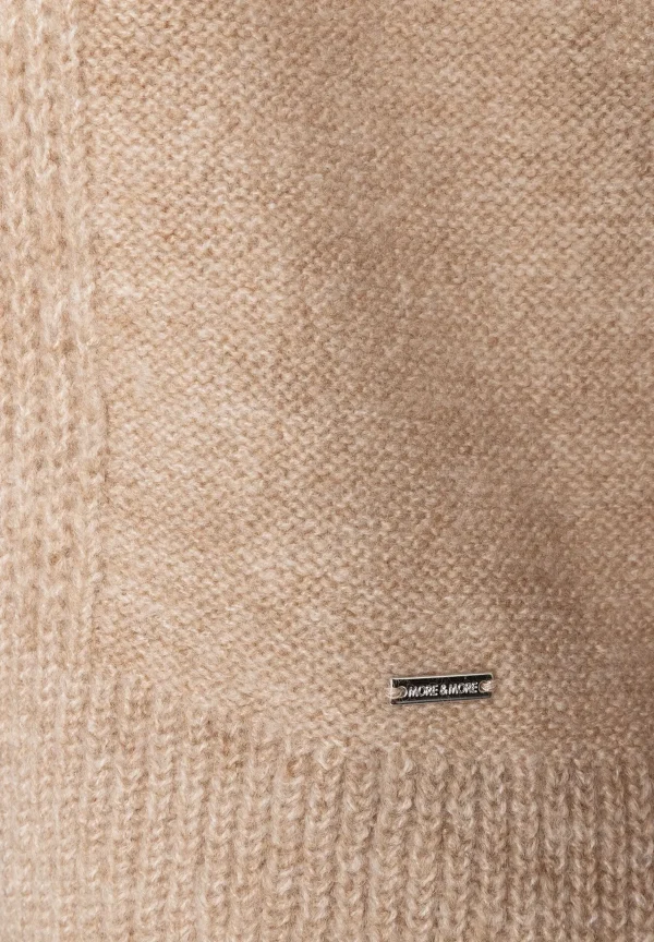 MORE & MORE Cardigan, camel melange, Herbst-Kollektion
