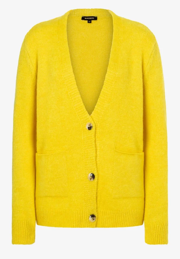 MORE & MORE Cardigan, winter lemon, Herbst-Kollektion