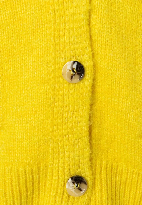 MORE & MORE Cardigan, winter lemon, Herbst-Kollektion