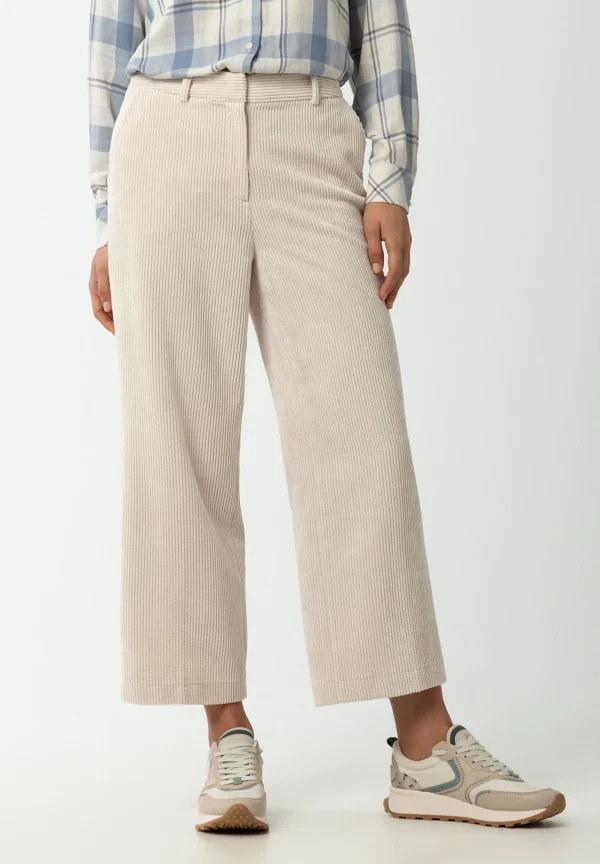 MORE & MORE Cord Culotte, powder creme, Winter-Kollektion