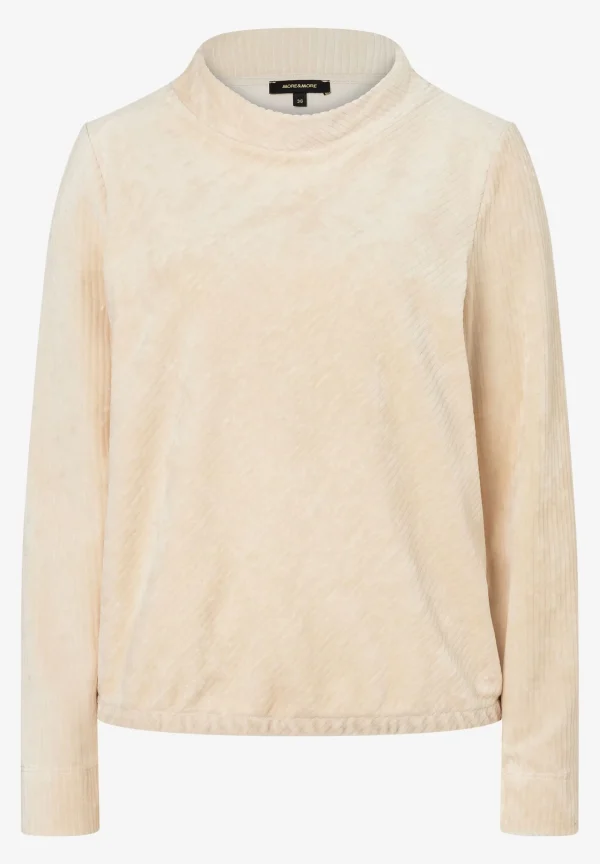 MORE & MORE Cord Sweatshirt, powder creme, Herbst-Kollektion