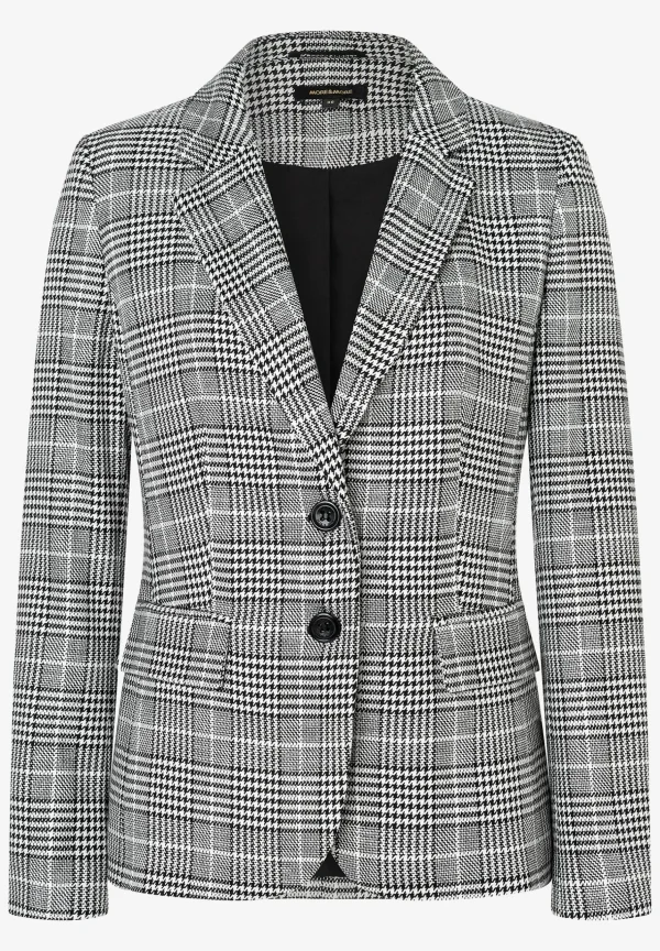 MORE & MORE Glencheck Blazer, schwarz/ecru, Herbst-Kollektion