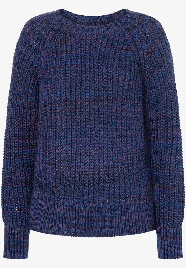 MORE & MORE Grobstrickpullover, melange, Herbst-Kollektion