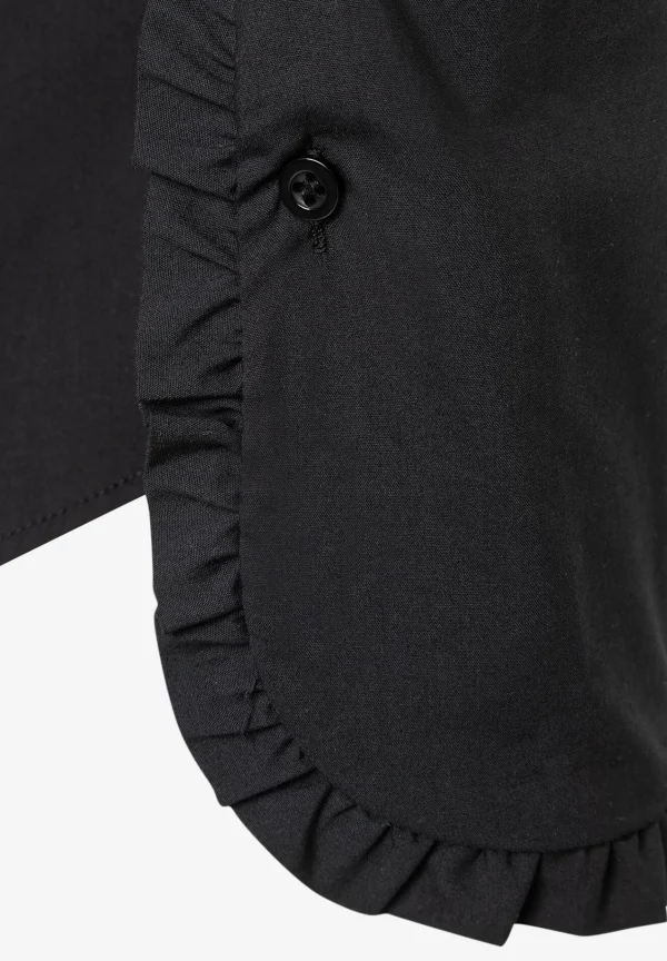 MORE & MORE Hemdbluse mit Rüschendetail, , Frühjahrs-Kollektion