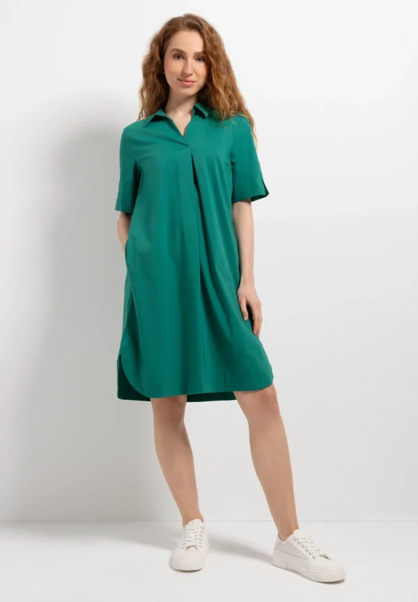 MORE & MORE Hemdblusenkleid, summergarden green, Sommer-Kollektion