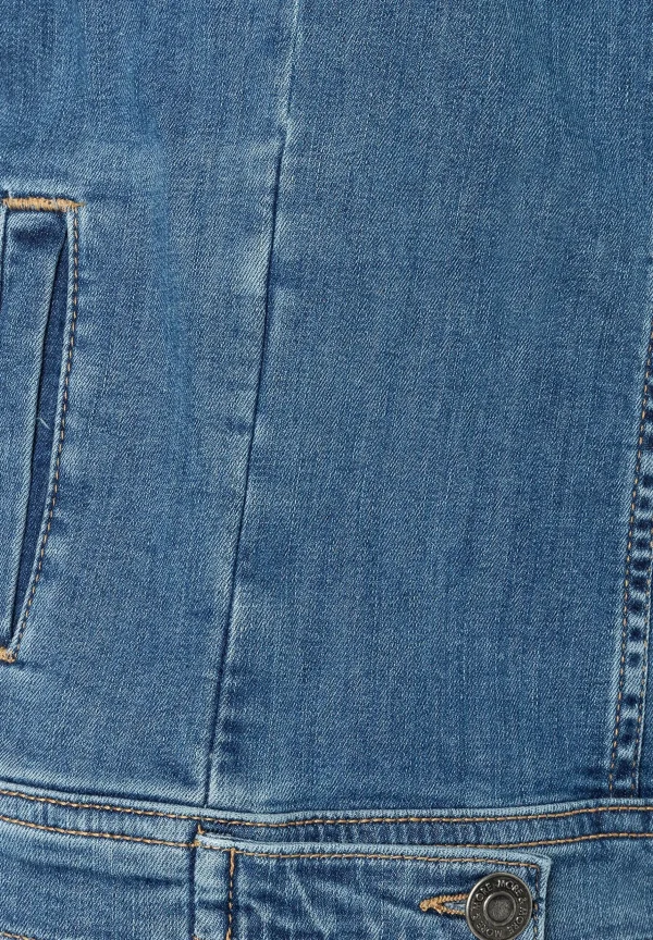MORE & MORE Jeansjacke, blue , Frühjahrs-Kollektion