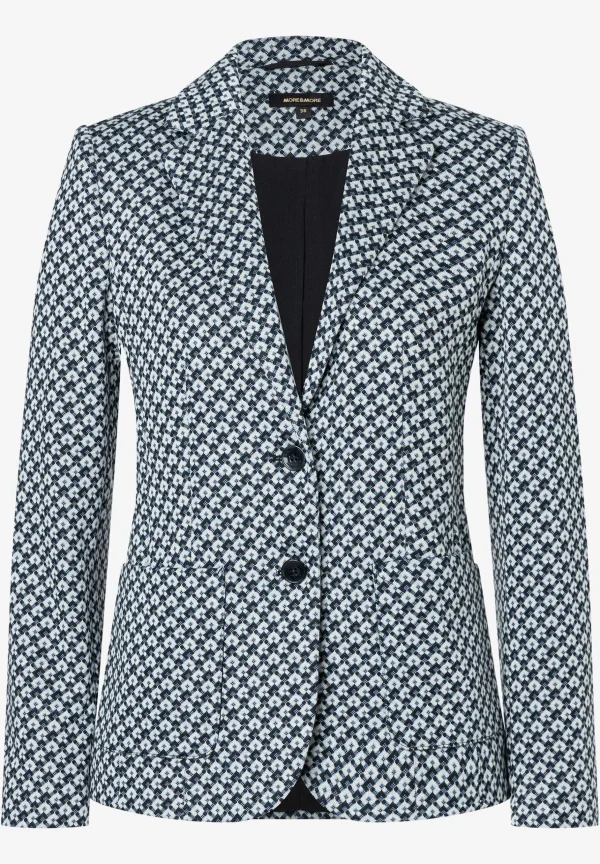 MORE & MORE Jerseyblazer, Mini-Jacquard