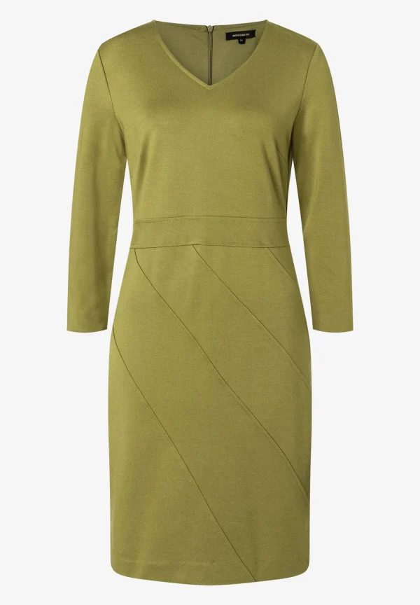 MORE & MORE Jerseykleid, soft moss green