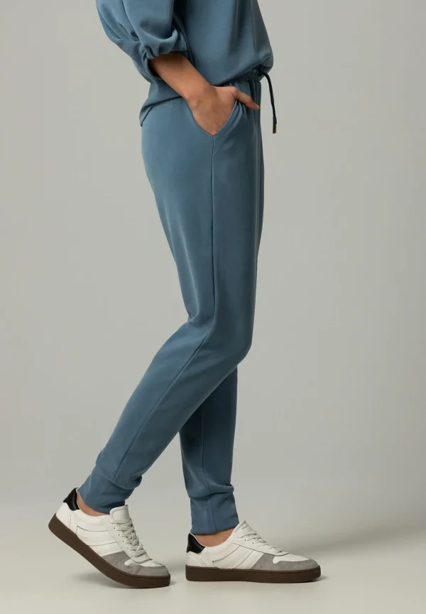 MORE & MORE Joggpants, greyblue, Winter-Kolleketion