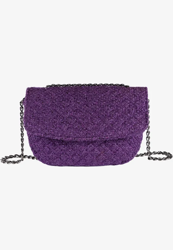 MORE & MORE kleine Bouclétasche, pure purple, Herbst-Kollektion