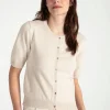 MORE & MORE Kurzarm-Cardigan, powder creme, Frühjahrs-Kollektion