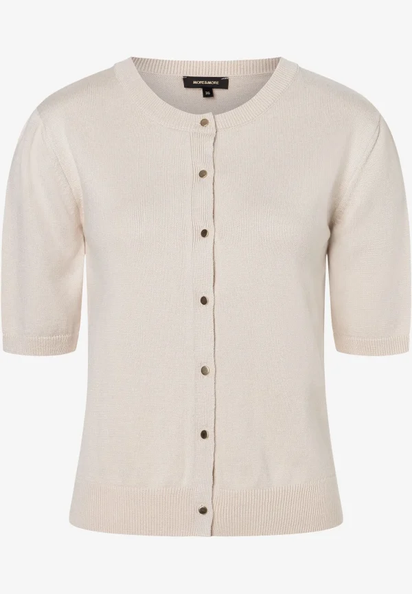 MORE & MORE Kurzarm-Cardigan, powder creme, Frühjahrs-Kollektion