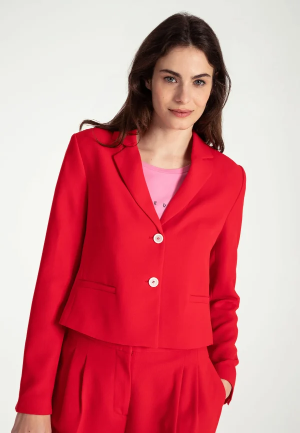 MORE & MORE kurzer Blazer, soft red, Frühjahrs-Kollektion