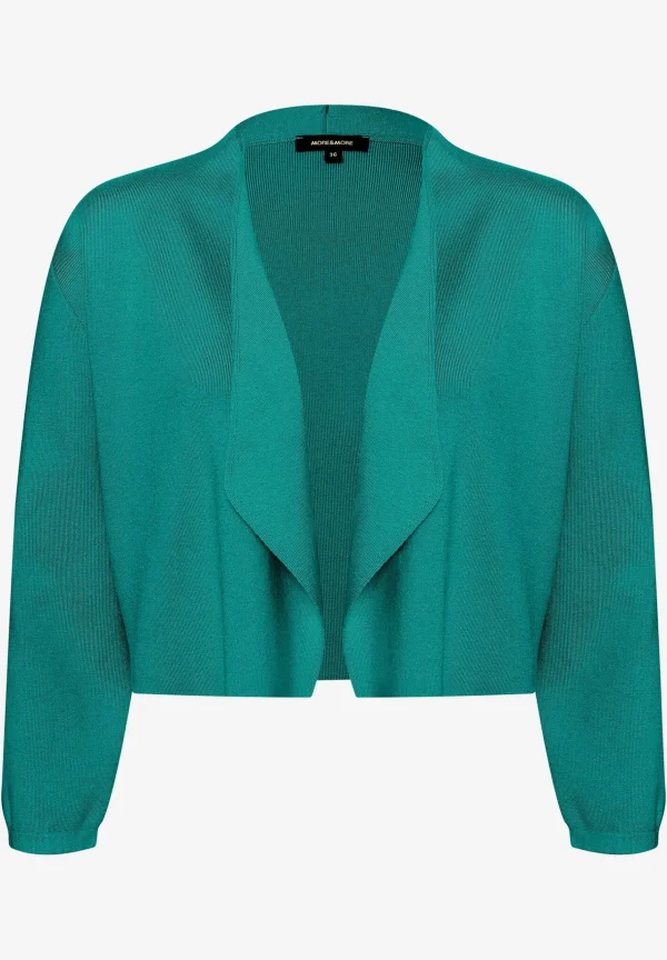 MORE & MORE kurzer Cardigan, summergarden green, Sommer-Kollektion