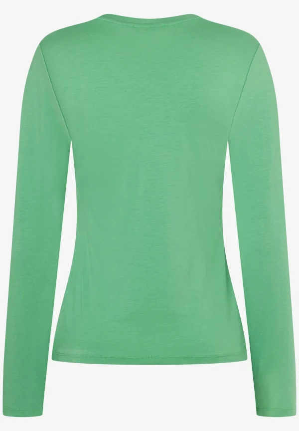 MORE & MORE Langarmshirt, soft warm green, Frühjahrs-Kollektion