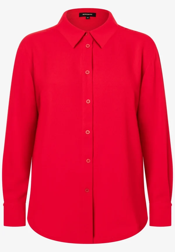 MORE & MORE lange Bluse, soft red, Frühjahrs-Kollektion