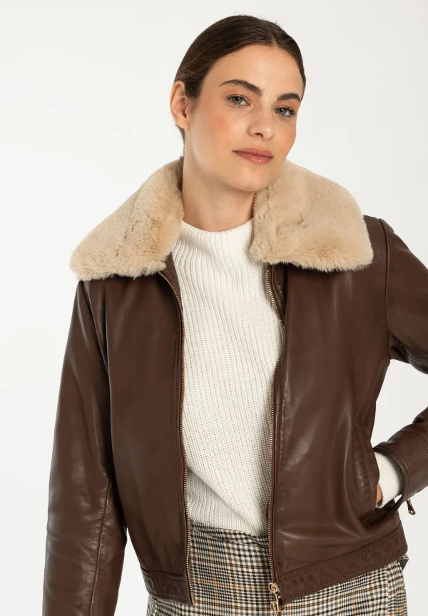 MORE & MORE Lederjacke, , Herbst-Kollektion