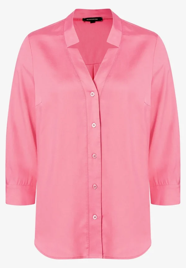 MORE & MORE Lyocell Bluse, sorbet , Sommer-Kollektion