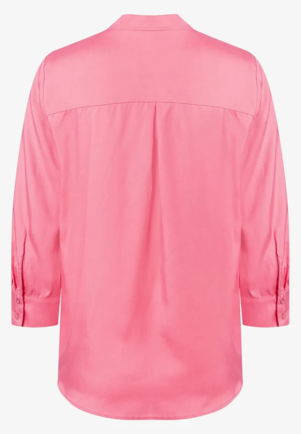 MORE & MORE Lyocell Bluse, sorbet , Sommer-Kollektion