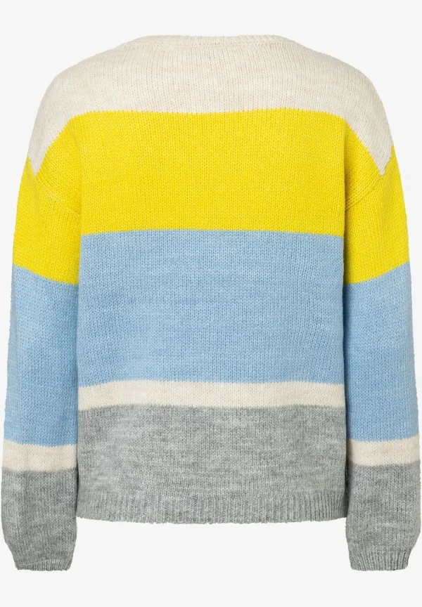 MORE & MORE Pullover, Colorblock, Herbst-Kollektion