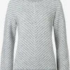 MORE & MORE Pullover, grau/ecru, Herbst-Kollektion