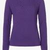 MORE & MORE Pullover mit Struktur, pure purple, Herbst-Kollektion