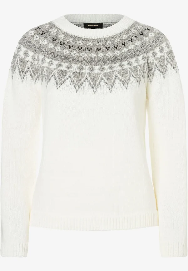 MORE & MORE Pullover, Norweger-Muster, Winter-Kollektion