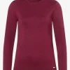 MORE & MORE Rollkragenpullover, bordeaux, Herbst-Kollektion