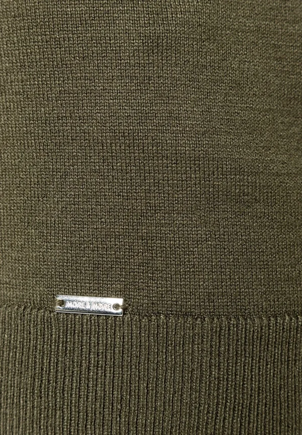 MORE & MORE Rollkragenpullover, olive, Herbst-Kollektion