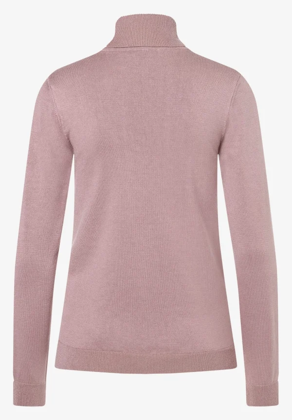 MORE & MORE Rollkragenpullover, rosé, Herbst-Kollektion