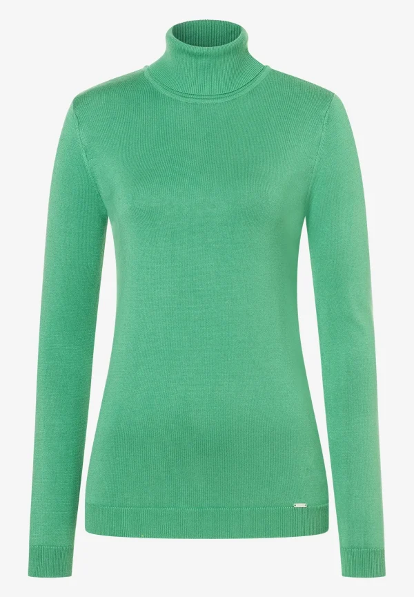 MORE & MORE Rollkragenpullover, soft warm green, Frühjahrs-Kollektion