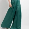 MORE & MORE Satinhose, summergarden green, Sommer-Kollektion