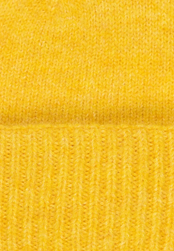 MORE & MORE Strickmütze, winter lemon, Herbst-Kollektion