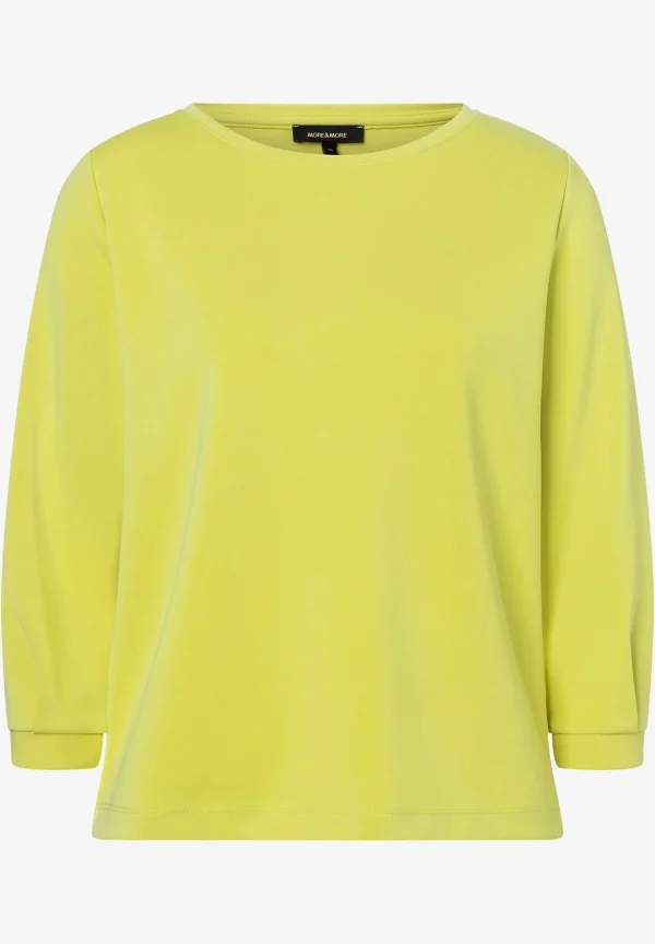 MORE & MORE Sweatshirt mit 3/4 Arm, lime yellow, Frühjahrs-Kollektion