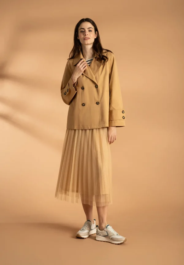 MORE & MORE Trench-Jacke, Frühjahrs-Kollektion
